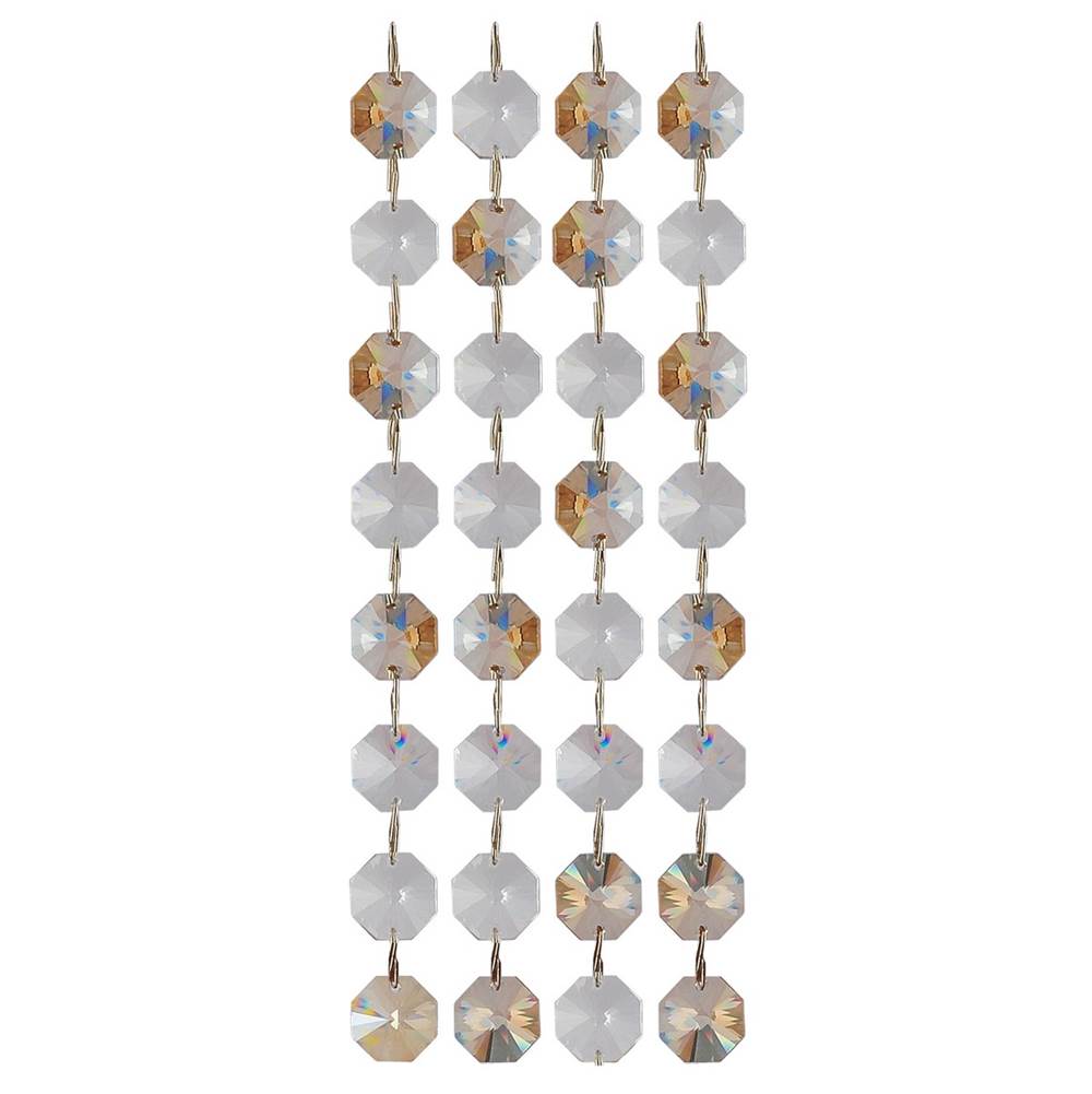 Allegri By Kalco Lighting 11760-010-FR001 Chrome Milieu Mini Pendant 5.5-in 1 Light Socket Chrome/clear Pendant Image 4