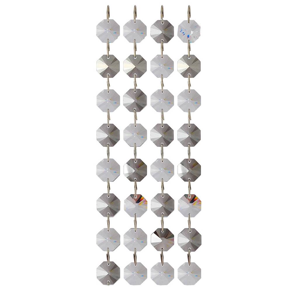 Allegri By Kalco Lighting 11760-010-FR001 Chrome Milieu Mini Pendant 5.5-in 1 Light Socket Chrome/clear Pendant Image 2