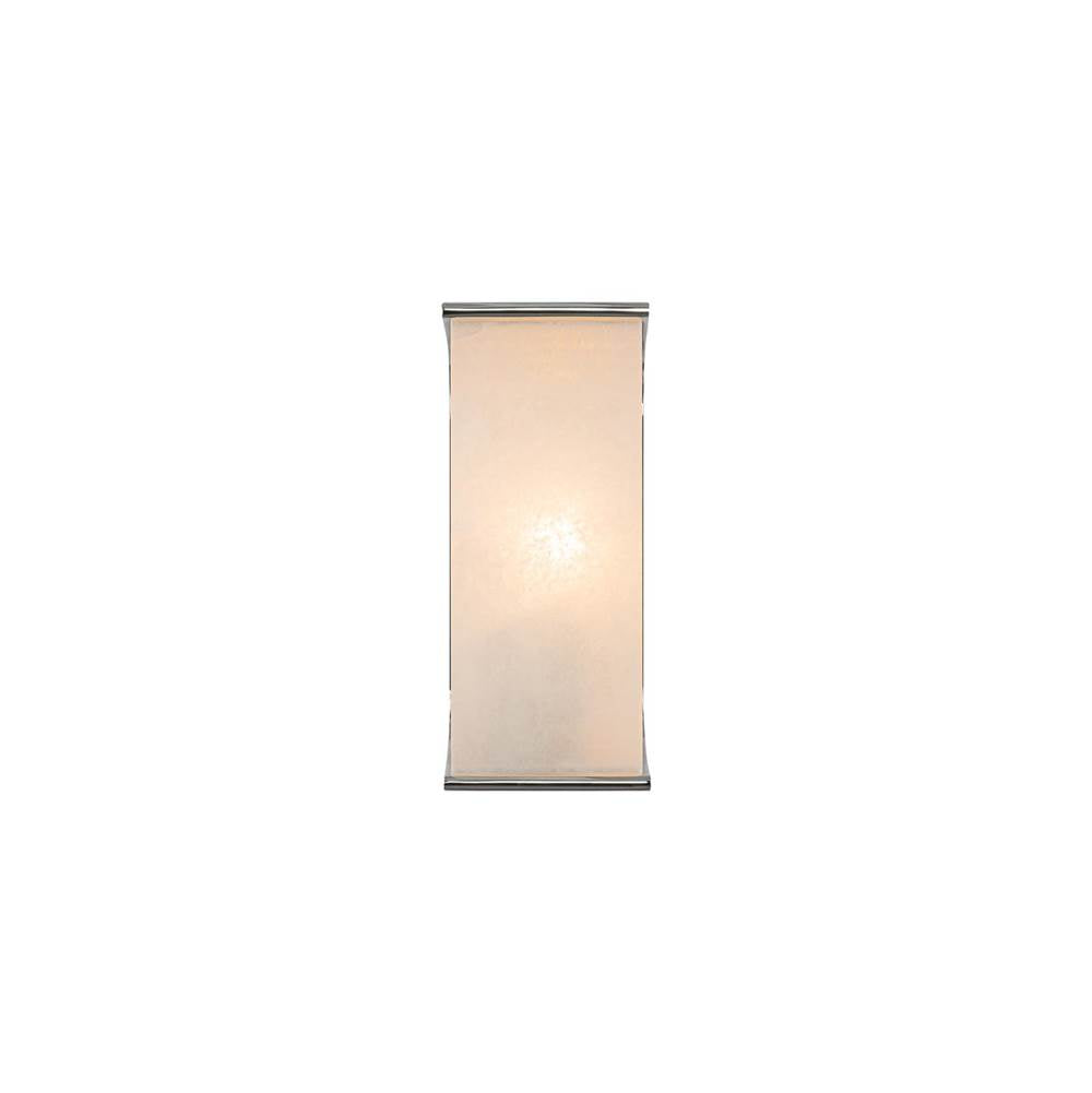 Alora Lighting Abbott 10-in Polished Nickel/alabaster 1 Light Wall/vanity