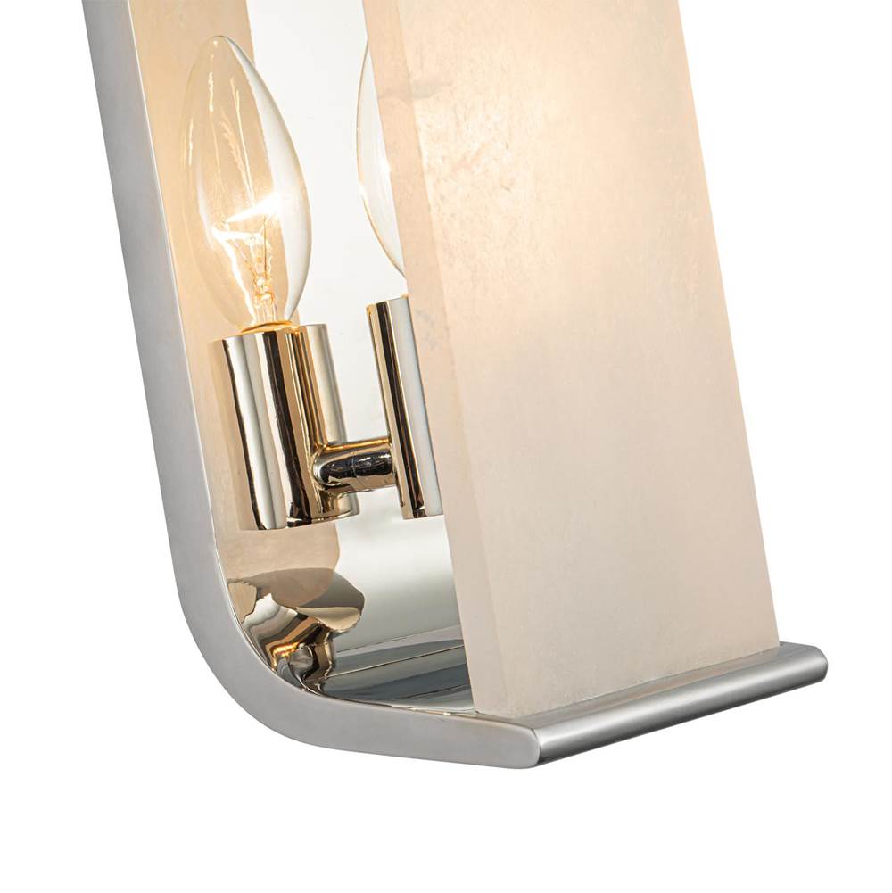 Alora Lighting WV327010PNAR Polished Nickel,Alabaster Abbott 10-in Polished Nickel/alabaster 1 Light Wall/vanity Image 2