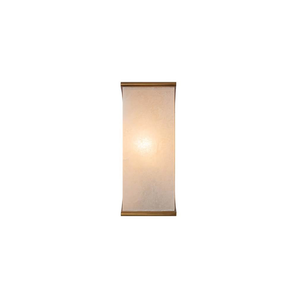 Alora Lighting Abbott 10-in Polished Nickel/alabaster 1 Light Wall/vanity