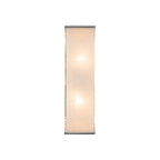 Alora Lighting Abbott 15-in Polished Nickel/alabaster 2 Lights Wall/vanity