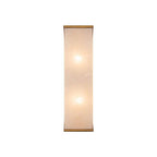 Alora Lighting Abbott 15-in Polished Nickel/alabaster 2 Lights Wall/vanity