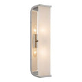Alora Lighting Abbott 19-in Polished Nickel/alabaster 2 Lights Wall/vanity