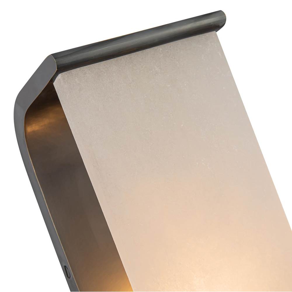Alora Lighting WV327019UBAR Urban Bronze,Alabaster Abbott 19-in Urban Bronze/alabaster 2 Lights Wall/vanity Image 2