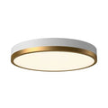 Alora Lighting Adelaide 15-in Aged Gold/white Led Flush Mount