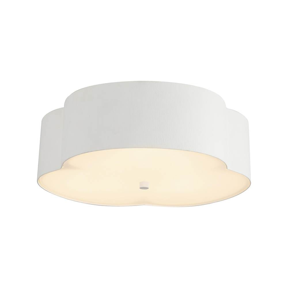Alora Lighting FM566314AW Antique White Adella 14-in Antique White Socket Flush Mount Image 1