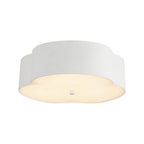 Alora Lighting FM566314AW Antique White Adella 14-in Antique White Socket Flush Mount Image 1