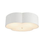 Alora Lighting Adella 14-in Antique White Socket Flush Mount