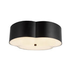 Alora Lighting Adella 14-in Antique White Socket Flush Mount