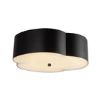 Alora Lighting FM566314MB Matte Black Adella 14-in Matte Black Socket Flush Mount Image 3