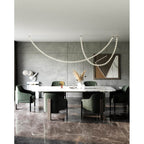 Alora Lighting Akoya 60 Head Chrome Led Pendant