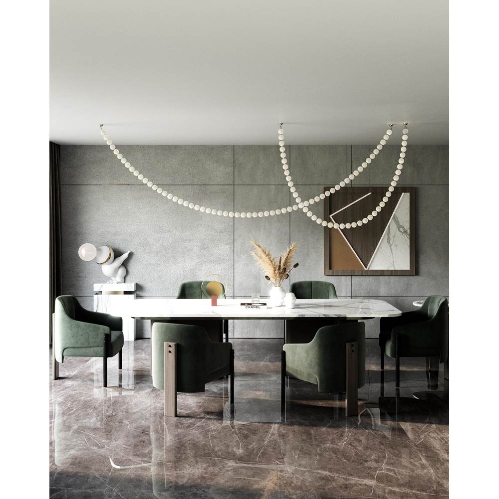 Alora Lighting Akoya 60 Head Chrome Led Pendant