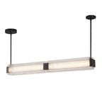 Alora Lighting LP374247UBCR-UNV Urban Bronze,Ribbed Glass Alai 47-in Urban Bronze/ribbed Glass Led Linear Pendant Image 1