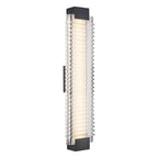 Alora Lighting WV374225UBCR Urban Bronze,Ribbed Glass Alai 25-in Urban Bronze/ribbed Glass Led Wall Vanity Image 1