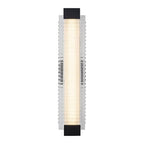 Alora Lighting Alai 25-in Urban Bronze/ribbed Glass Led Wall Vanity