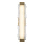 Alora Lighting Alai 25-in Urban Bronze/ribbed Glass Led Wall Vanity