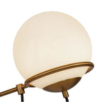 Alora Lighting CH458632AGOP Aged Gold,Opal Glass Alba 32-in Aged Brass/opal Glass 6 Lights Chandelier Image 2