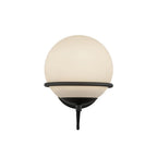 Alora Lighting WV458107MBOP Matte Black,Opal Glass Alba 7-in Matte Black/opal Glass 1 Light Wall Vanity Image 4