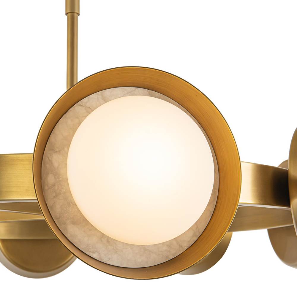 Alora Lighting Alonso 37-in Urban Bronze Led Chandeliers