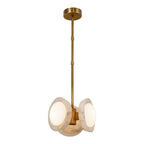 Alora Lighting PD320313VBAR-UNV Vintage Brass,Alabaster Alonso 13-in Vintage Brass/alabaster Led Pendant Image 1