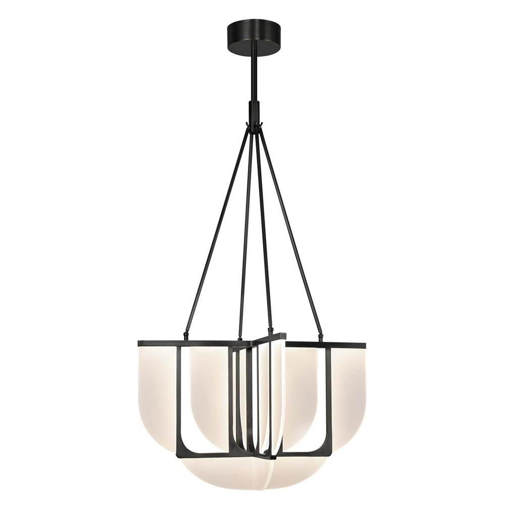 Alora Lighting CH336830UB-UNV Urban Bronze Anders 30-in Urban Bronze Led Chandelier Image 1