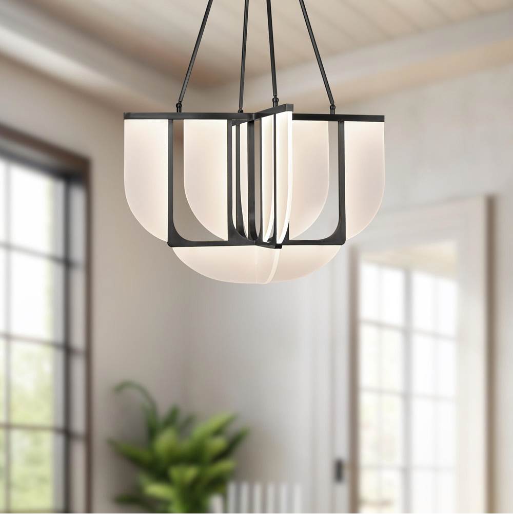 Alora Lighting CH336830UB-UNV Urban Bronze Anders 30-in Urban Bronze Led Chandelier Image 2