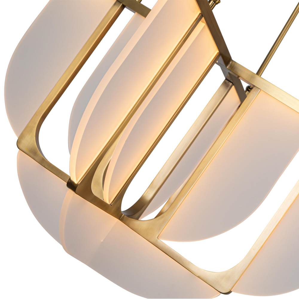 Alora Lighting Anders 30-in Urban Bronze Led Chandelier