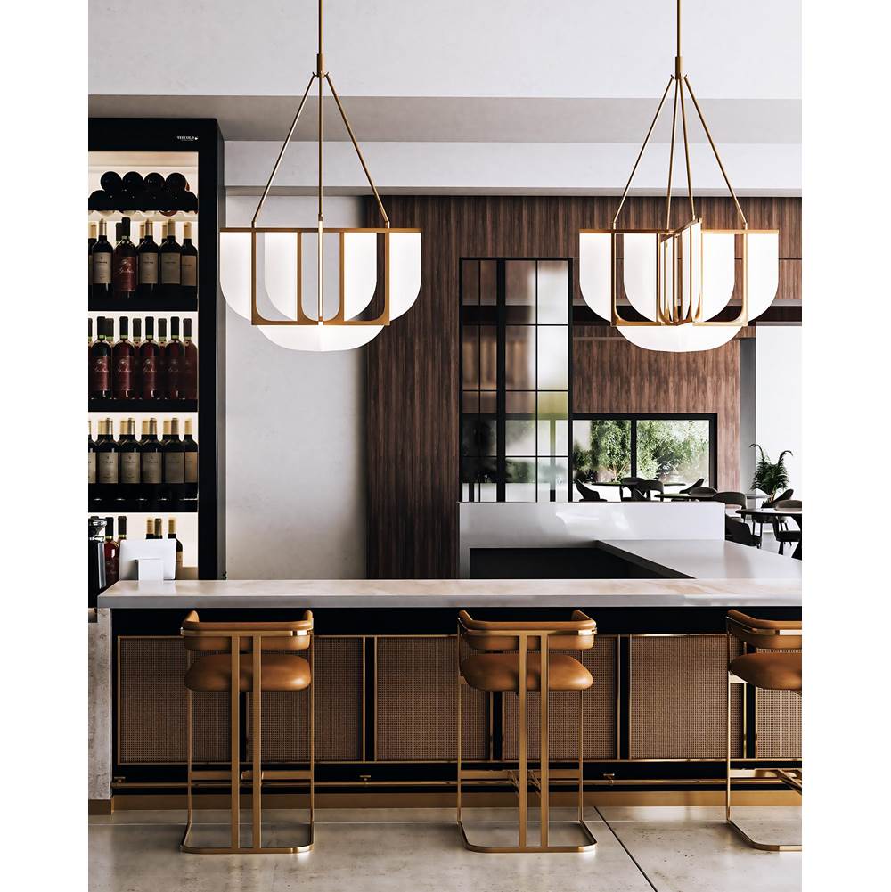 Alora Lighting CH336830VB-UNV Vintage Brass Anders 30-in Vintage Brass Led Chandeliers Image 3
