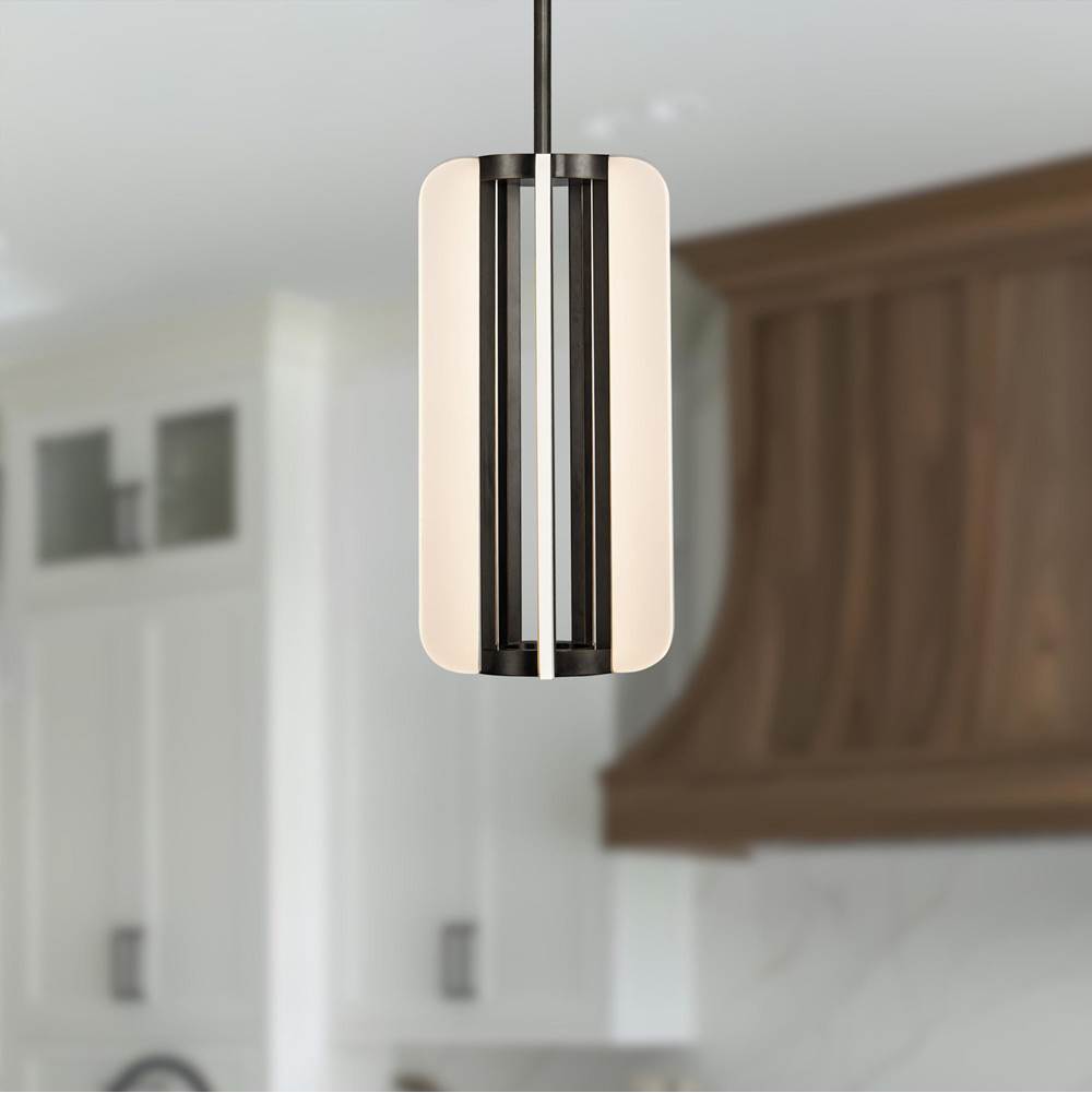 Alora Lighting Anders 7-in Urban Bronze Led Pendant