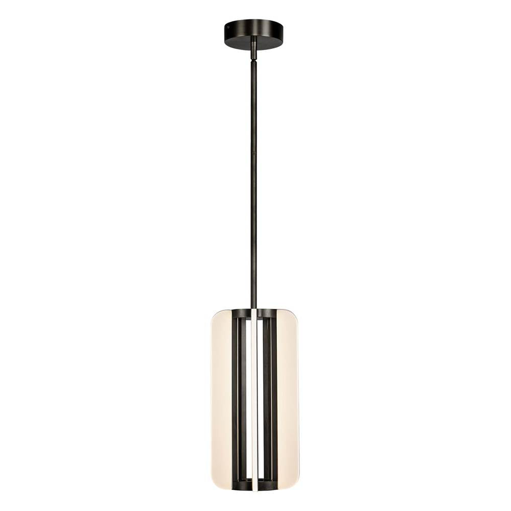 Alora Lighting Anders 7-in Urban Bronze Led Pendant