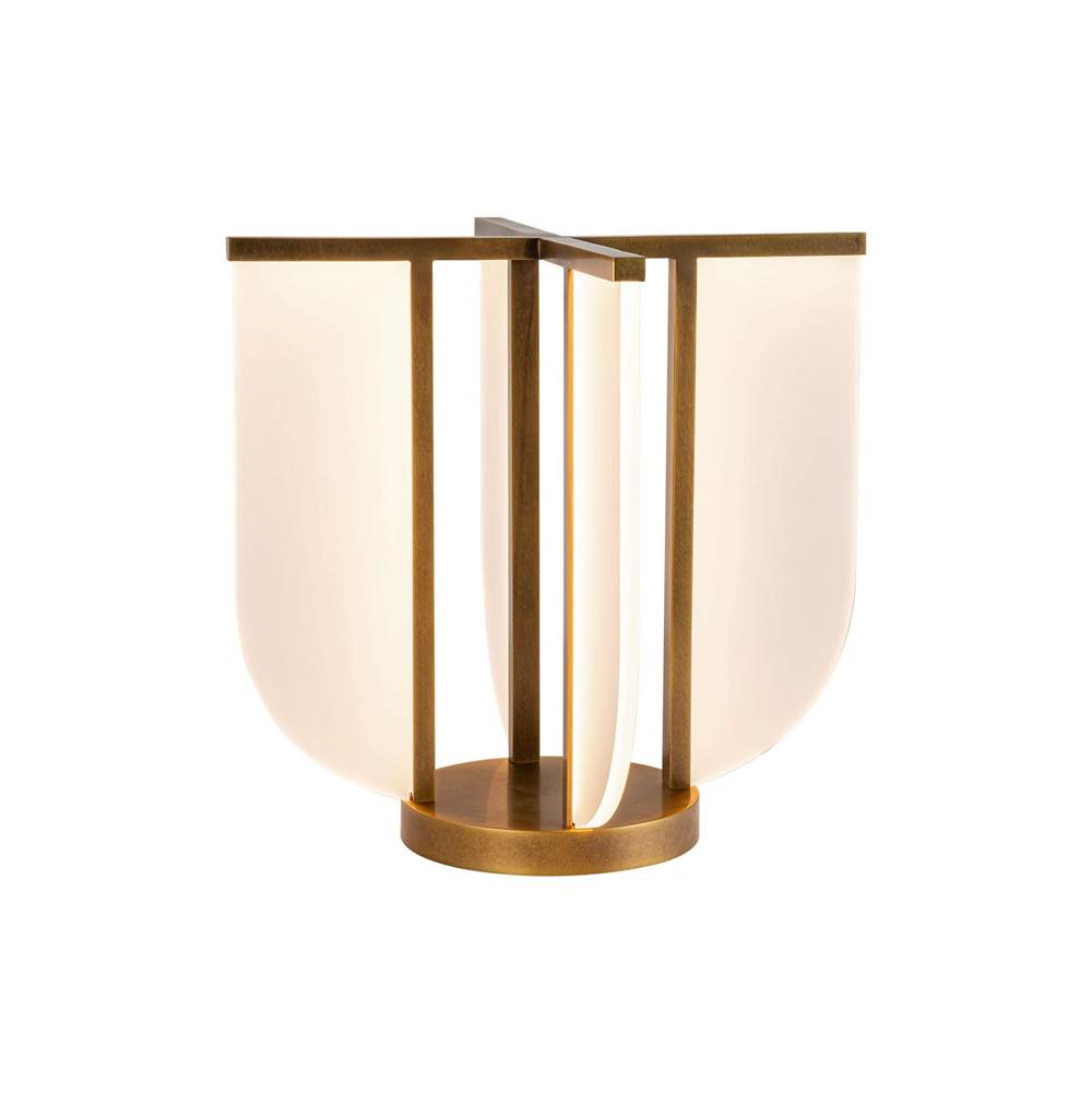 Alora Lighting TL336815VB Vintage Brass Anders 16-in Vintage Brass Led Table Lamp Image 4