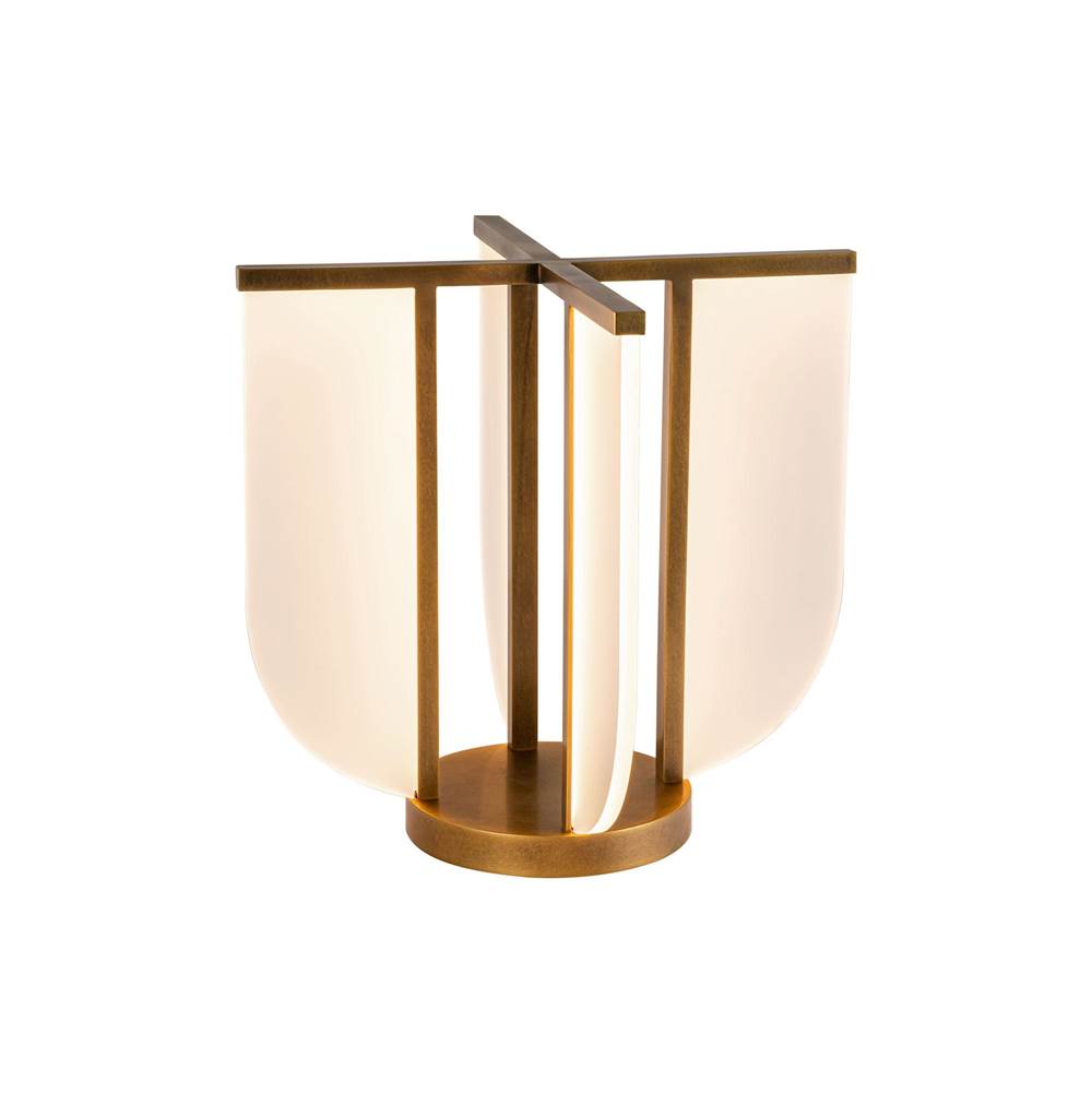 Alora Lighting TL336815VB Vintage Brass Anders 16-in Vintage Brass Led Table Lamp Image 3