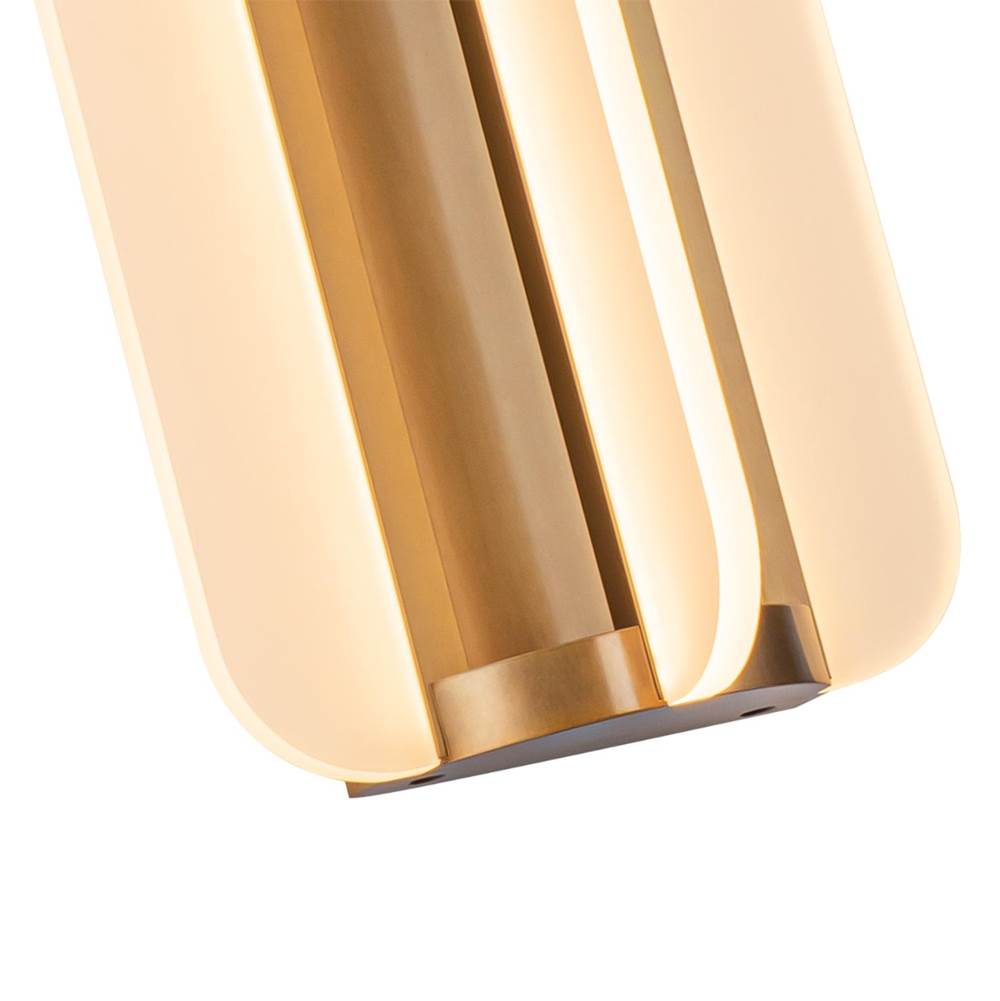 Alora Lighting Anders 10-in Urban Bronze Led Wall/vanity