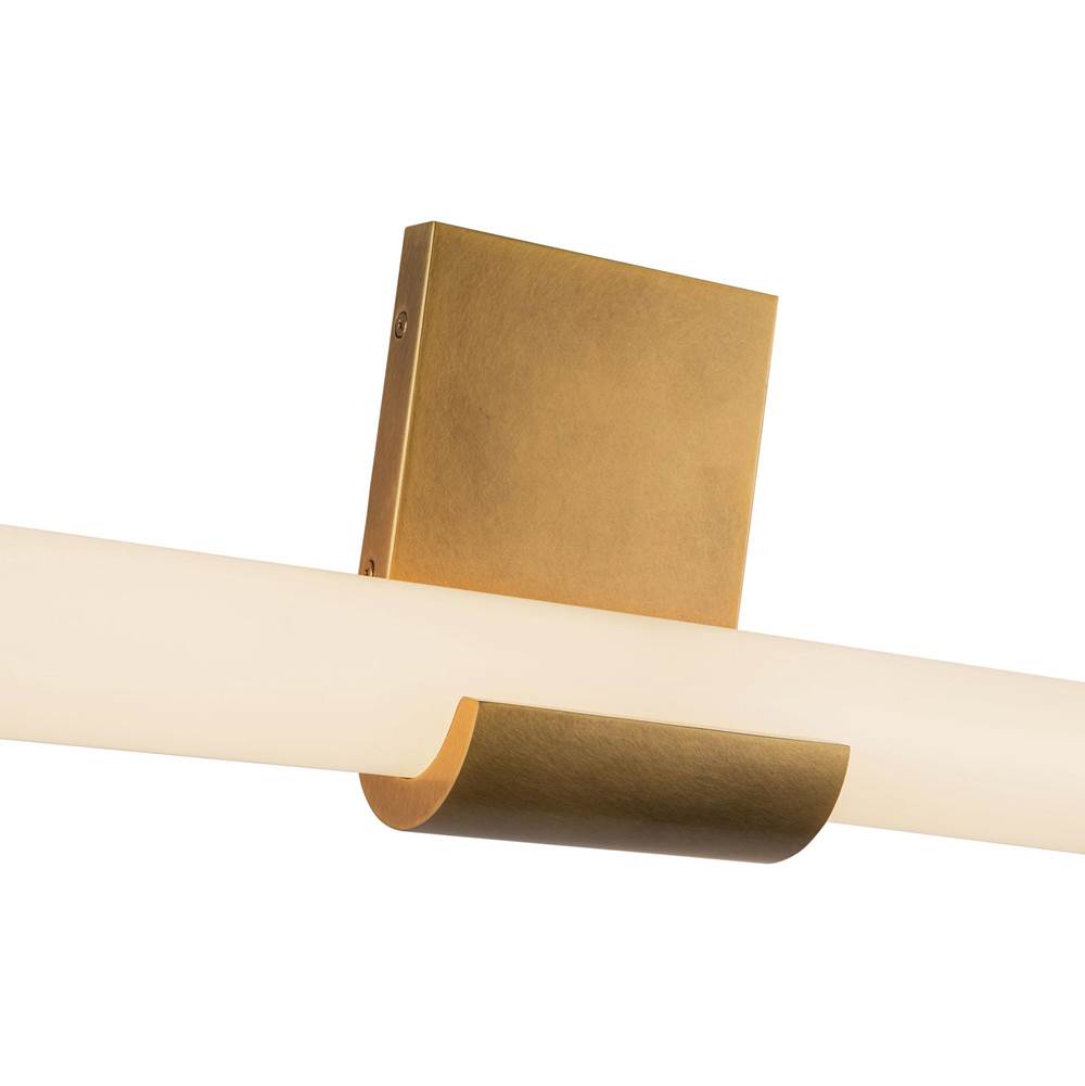 Alora Lighting WV353020VB Vintage Brass Apollo 6-in Vintage Brass Led Wall Vanity Image 4