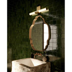 Alora Lighting WV353020VB Vintage Brass Apollo 6-in Vintage Brass Led Wall Vanity Image 2