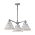 Alora Lighting Archer 25-in Matte Black 3 Lights Chandeliers