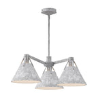 Alora Lighting Archer 25-in Matte Black 3 Lights Chandeliers