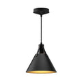 Alora Lighting Archer 10-in Matte Black 1 Light Pendant