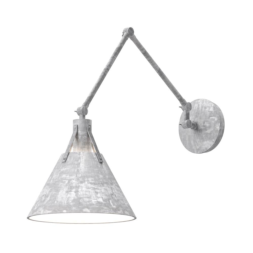 Alora Lighting Archer 10-in Matte Black 1 Light Wall/vanity