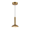 Alora Lighting PD616109BGOP-UNV Brushed Gold,Opal Glass Arden 9-in Brushed Gold/opal Glass Led Pendant Image 1