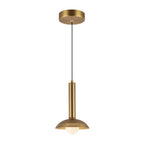 Alora Lighting PD616109BGOP-UNV Brushed Gold,Opal Glass Arden 9-in Brushed Gold/opal Glass Led Pendant Image 1