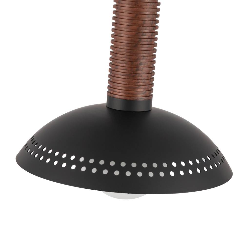 Alora Lighting PD616109MBOP-UNV Matte Black,Opal Glass Arden 9-in Matte Black/opal Glass Led Pendant Image 4