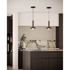 Alora Lighting PD616109MBOP-UNV Matte Black,Opal Glass Arden 9-in Matte Black/opal Glass Led Pendant Image 2
