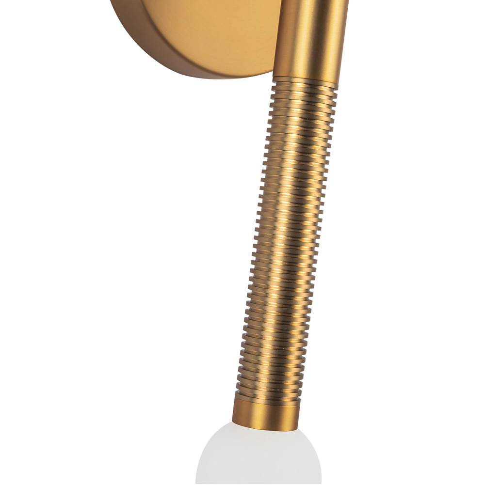 Alora Lighting WV612114BGOP-UNV Brushed Gold,Opal Glass Arden 14-in Brushed Gold/opal Glass Led Wall/vanity Light Image 2