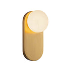 Alora Lighting WV425112BGOP Brushed Gold,Opal Glass Ariel 12-in Brushed Gold/opal Glass Socket Wall/vanity Light Image 1