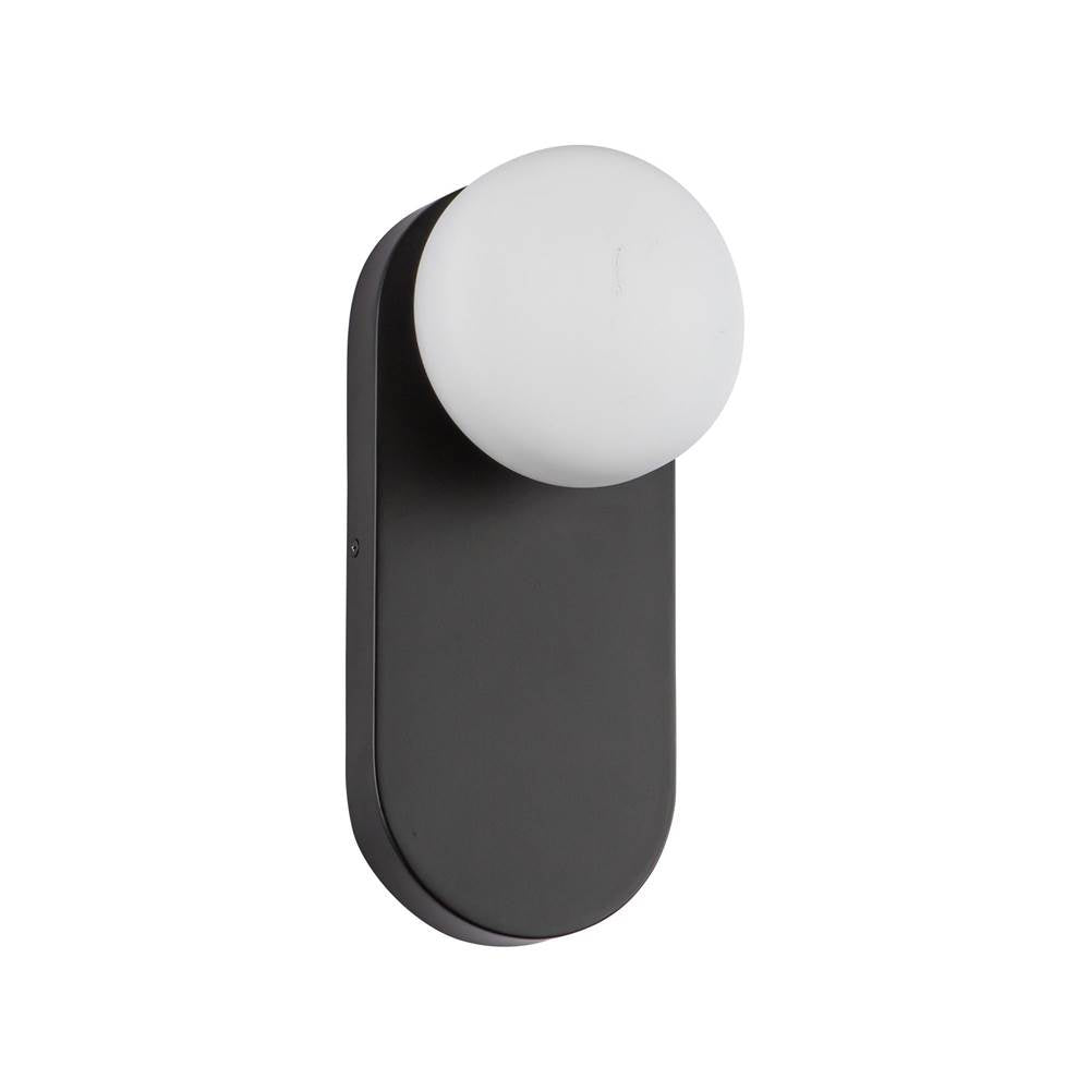Alora Lighting Ariel 12-in Brushed Gold/opal Glass Socket Wall/vanity Light