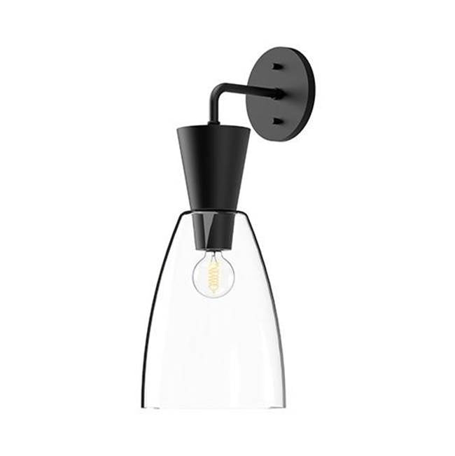 Alora Lighting Arlo 7-in Brushed Gold/clear Glass 1 Light Wall/vanity