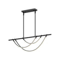 Alora Lighting Aryas 48-in Urban Bronze Led Linear Pendant
