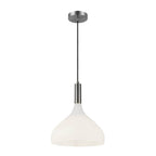 Alora Lighting PD532312BNOP Brushed Nickel,Opal Glass Belleview 12-in Brushed Nickel/opal Glass 1 Light Pendant Image 4